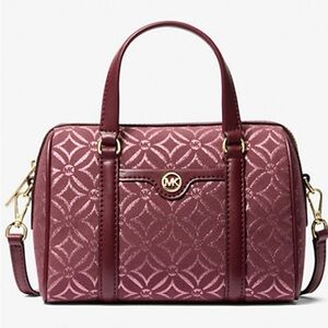 Michael Kors Oxblood Medium Burgundy Satchel Travel Bag